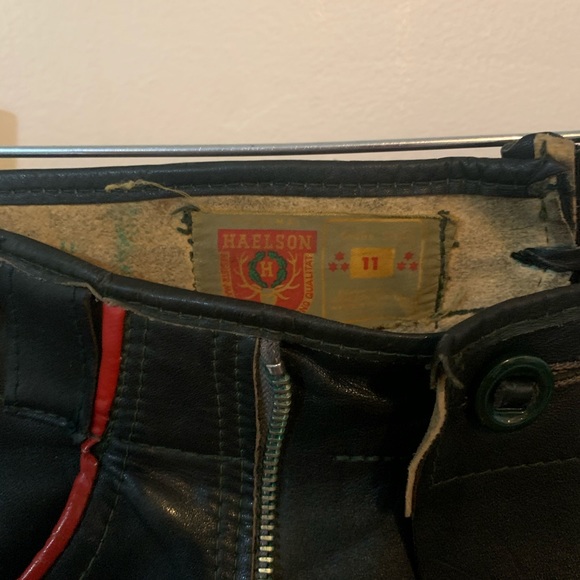 Vintage German leather biker Fetish style shorts - Picture 12 of 12